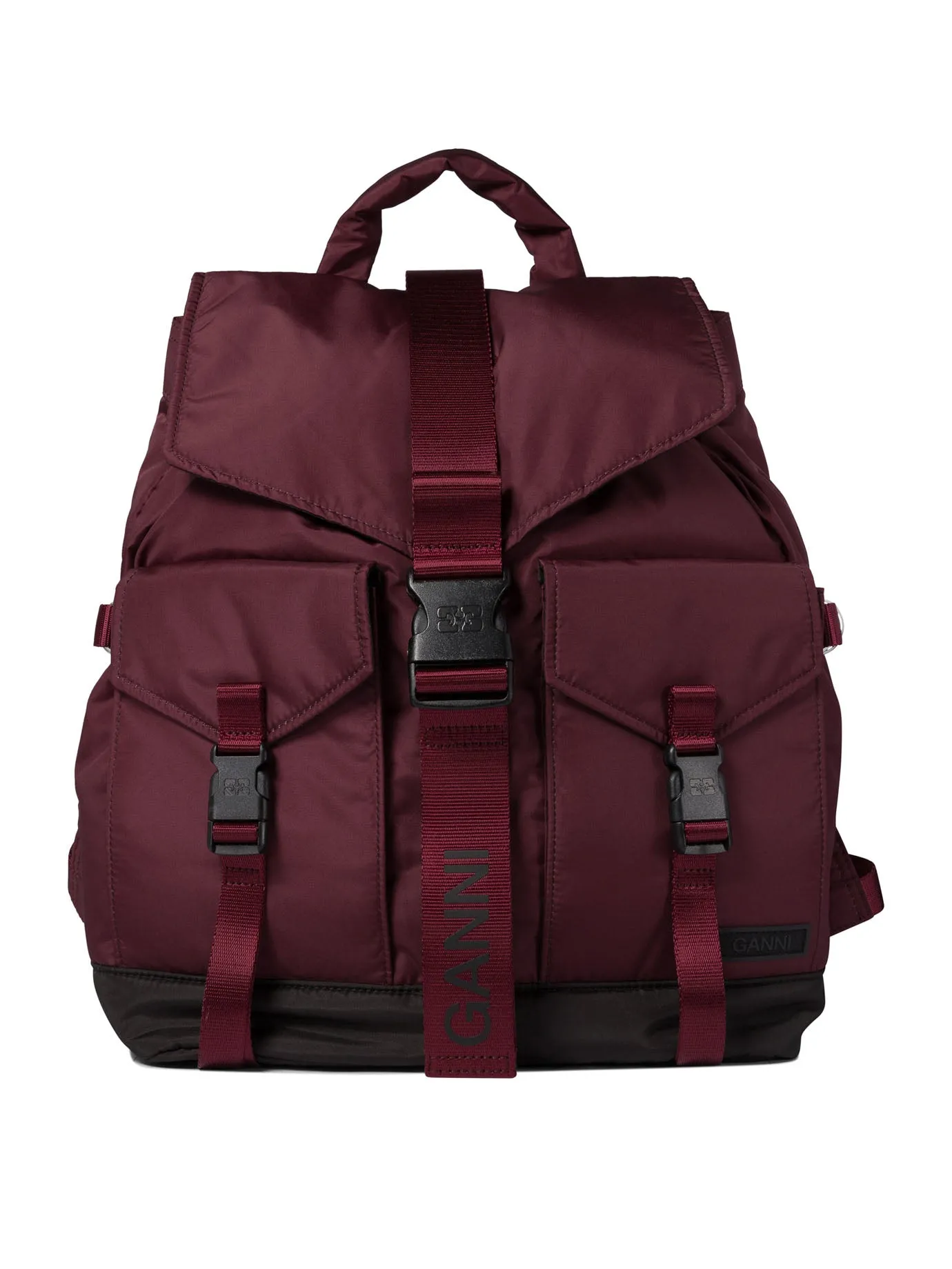 Recycled Tech Backpack Zaini Bordeaux