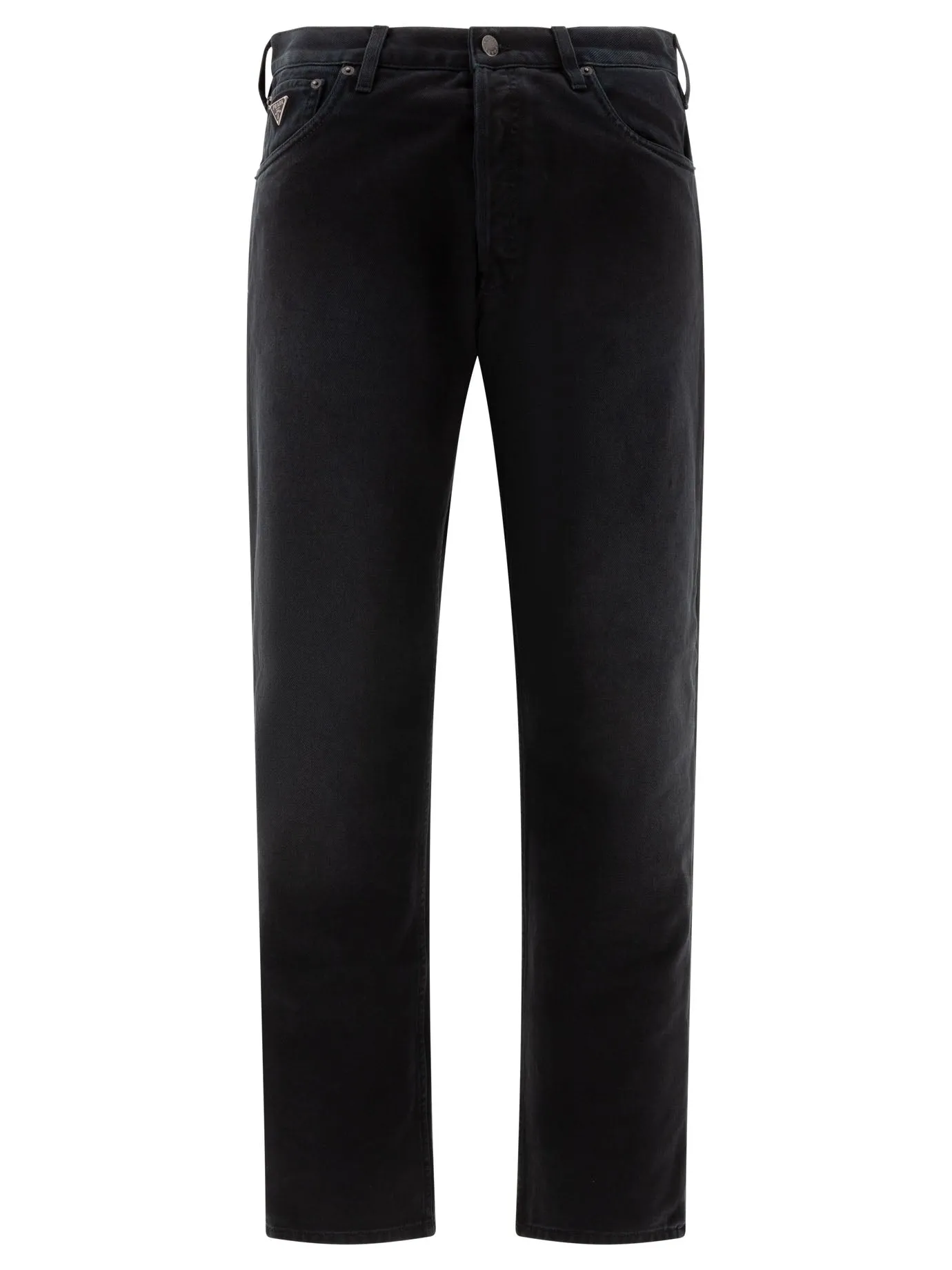Straight-Leg Jeans Nero