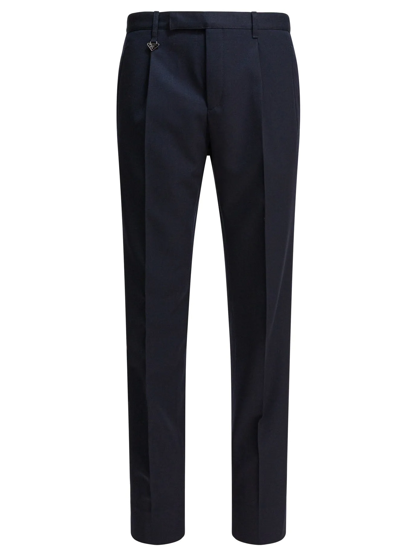 Wool Trousers Blu