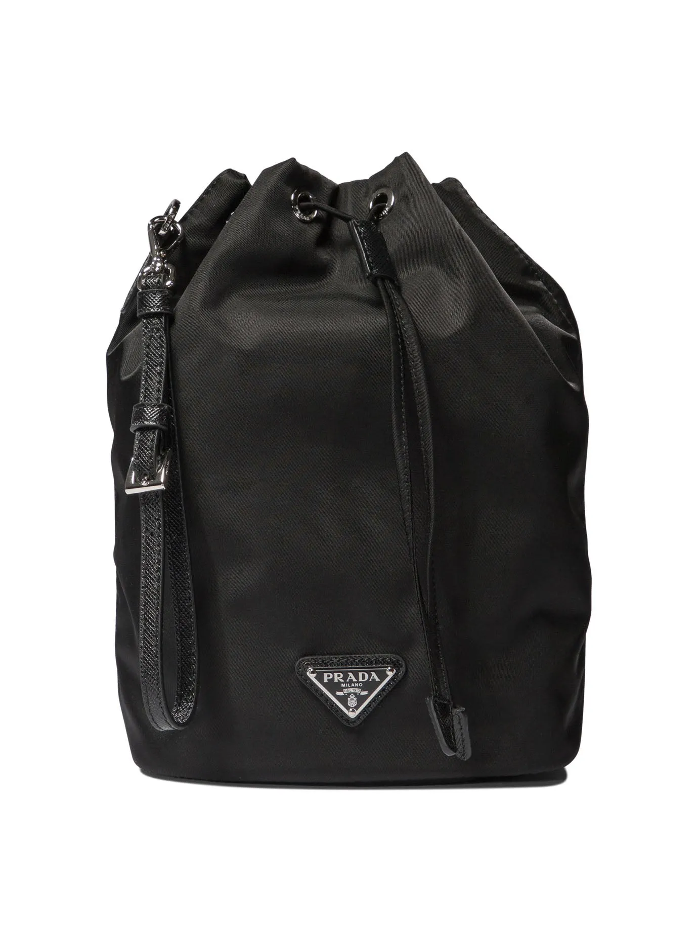 Re-Nylon Pouch Clutches Nero