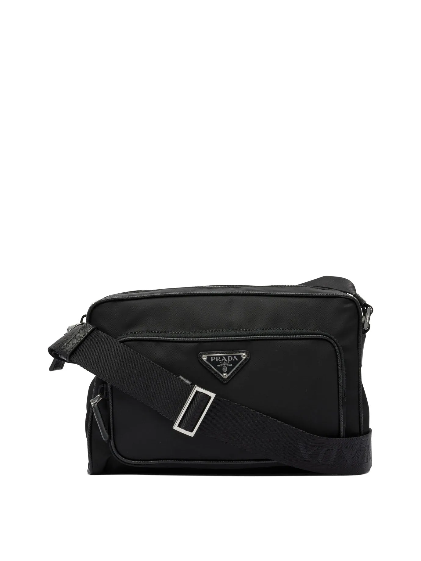 Re-Nylon And Saffiano Shoulder Bag Borse A Tracolla Nero
