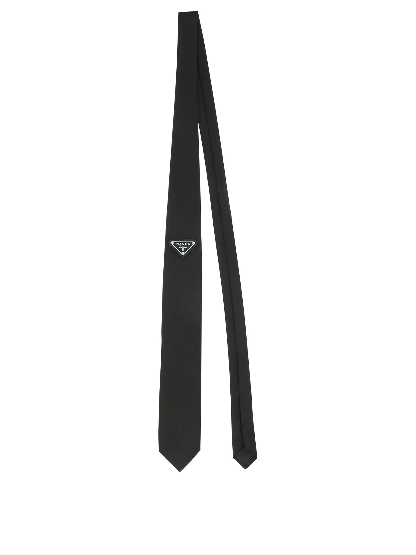Gabardine Re-Nylon Tie Ties & Bow Ties Nero