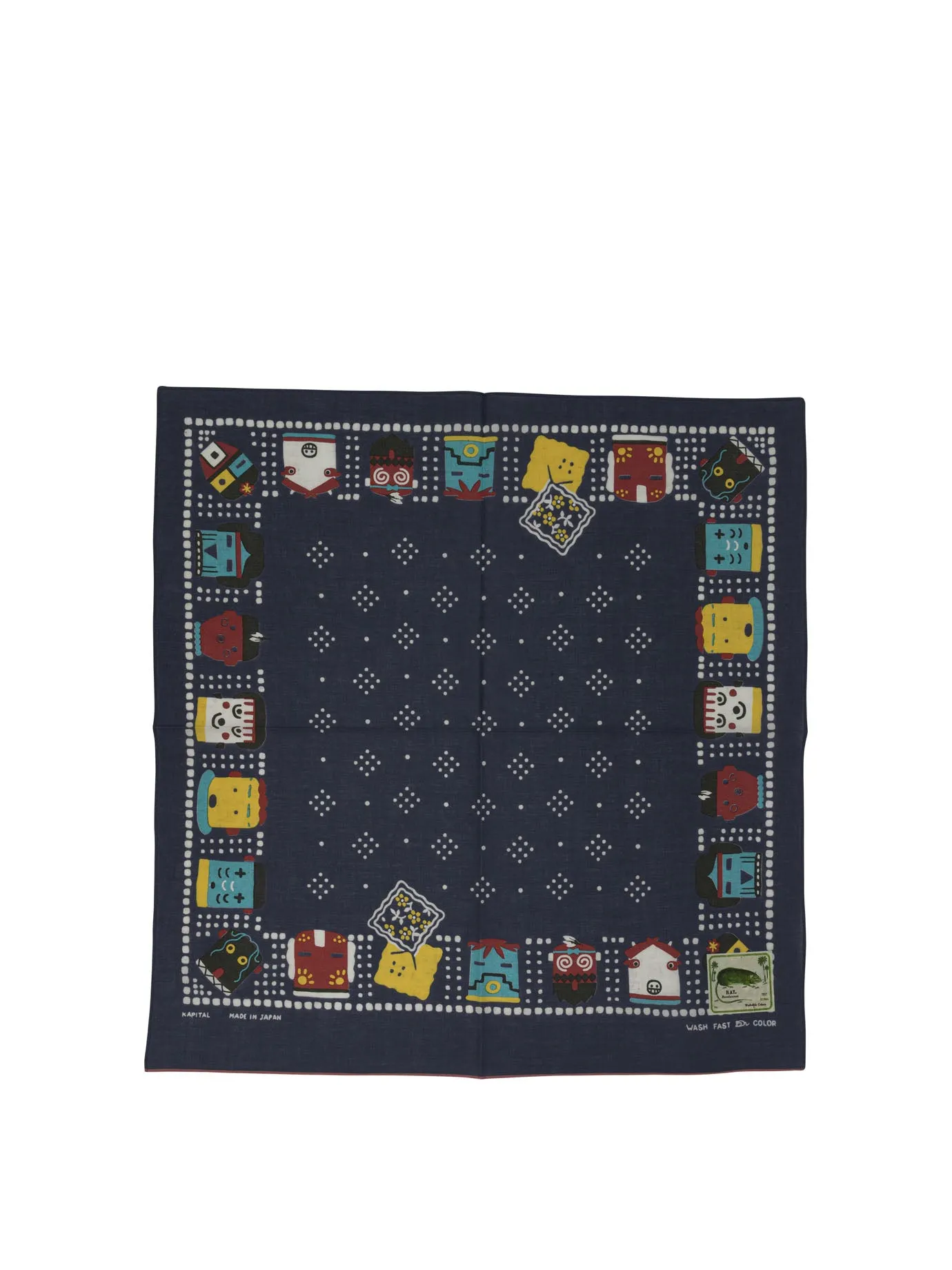 Kachina & Peckish Rainbowy Scarves Blu