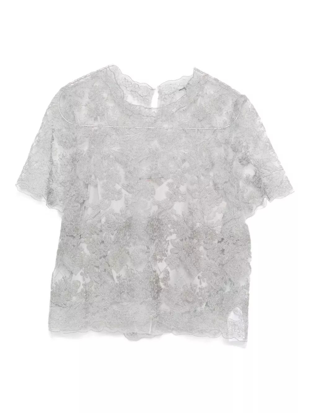 T-shirt in pizzo di Ermanno scervino