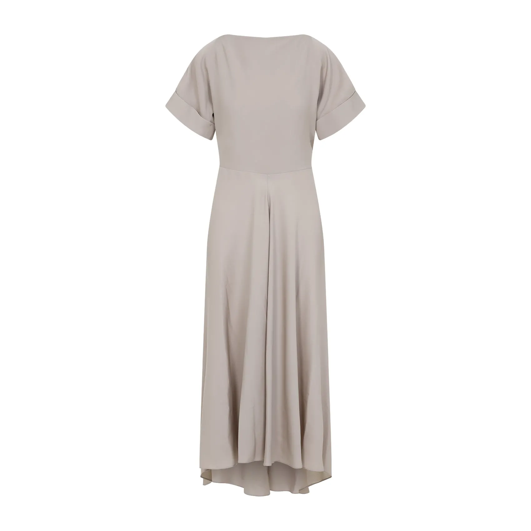 Savannah Grey Silk Dress