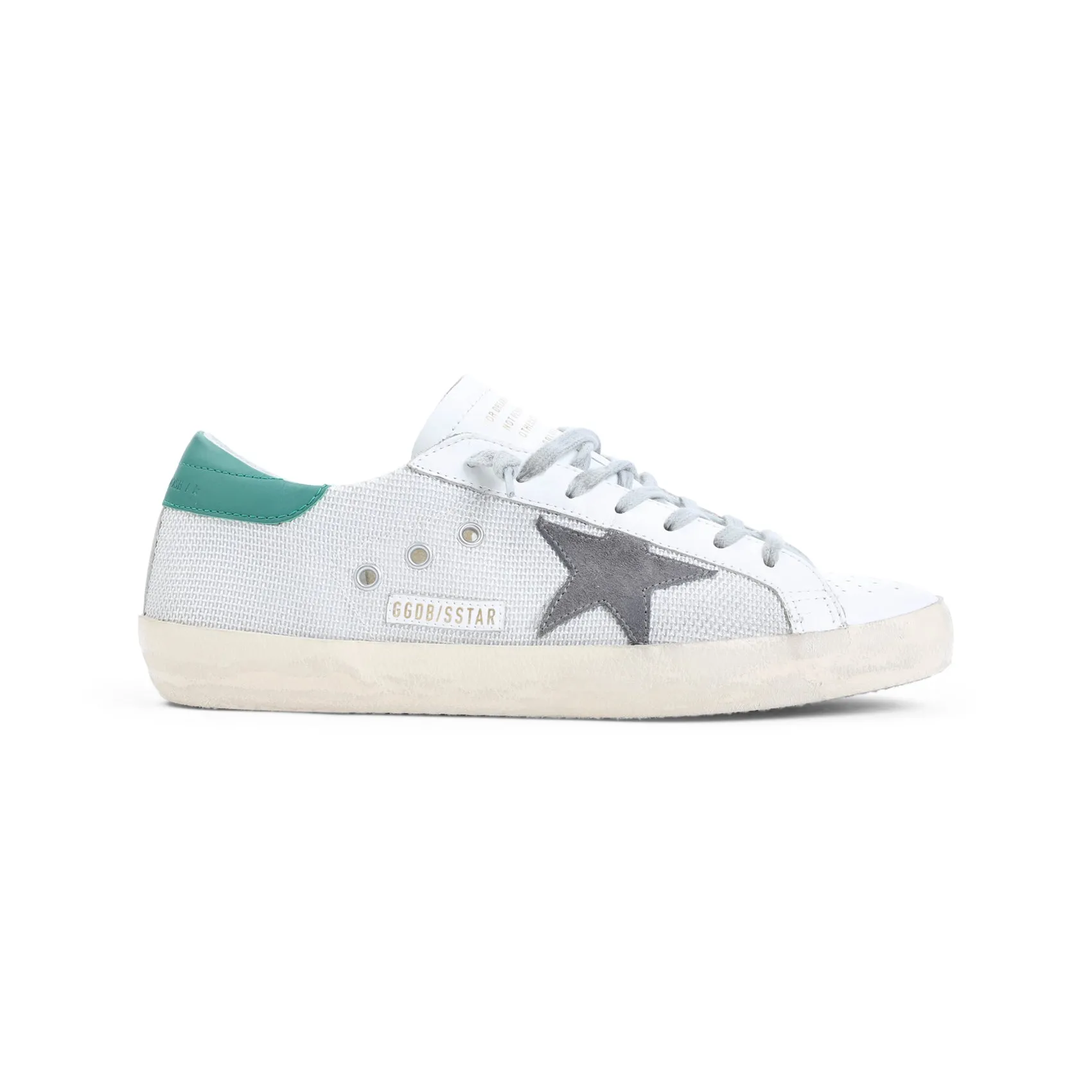 White Leather Superstar Sneakers
