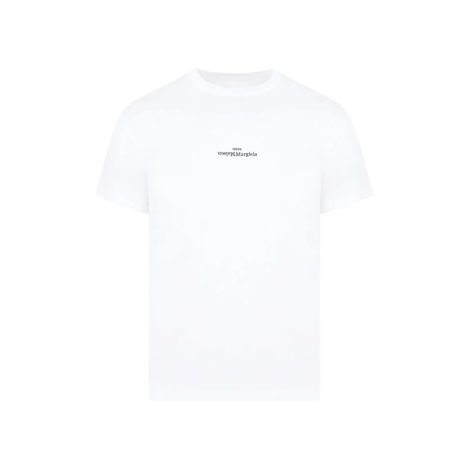 White Cotton T-Shirt With Logo