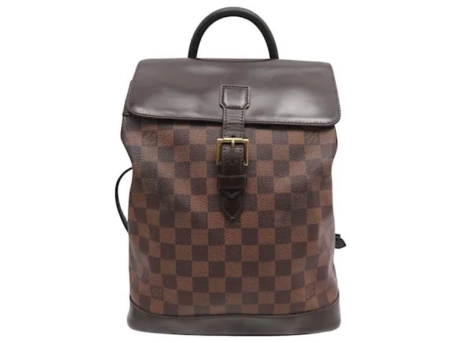 ZAINO LOUIS VUITTON SOHO N51132 IN CANVAS DAMIER EBENE Marrone