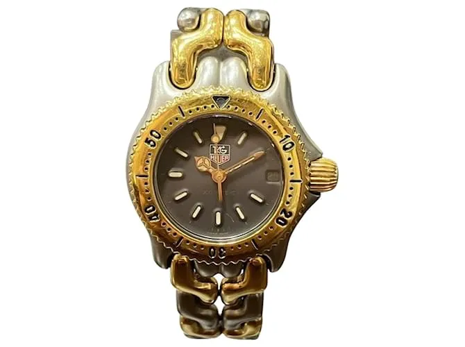 Orologio da polso femminile Tag Heuer Sel S95.208M Quartz Marrone