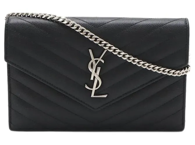 Borsa a Spalla Monogram Envelope Yves Saint Laurent Nero