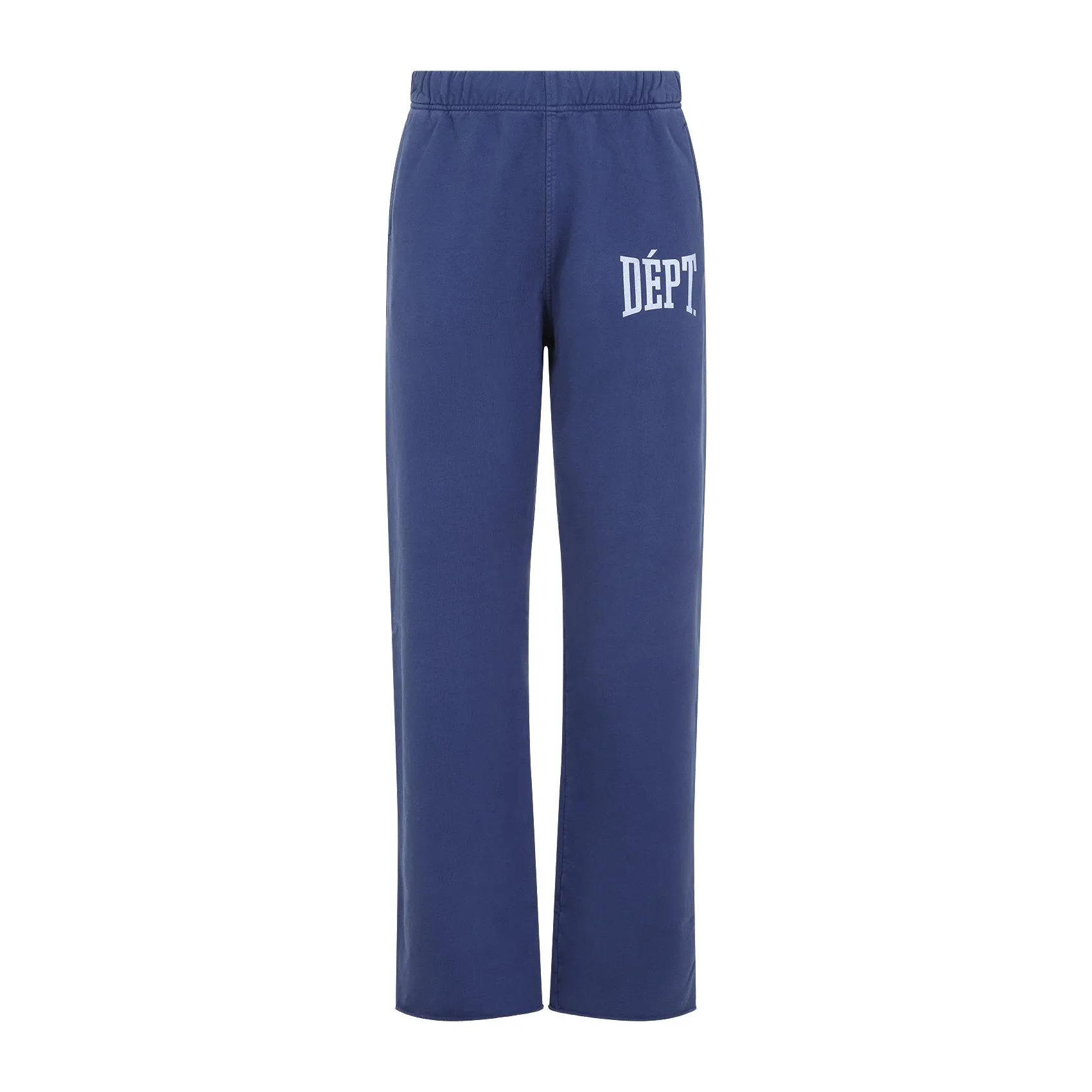 Navy-Blue Cotton Team Sweatpants