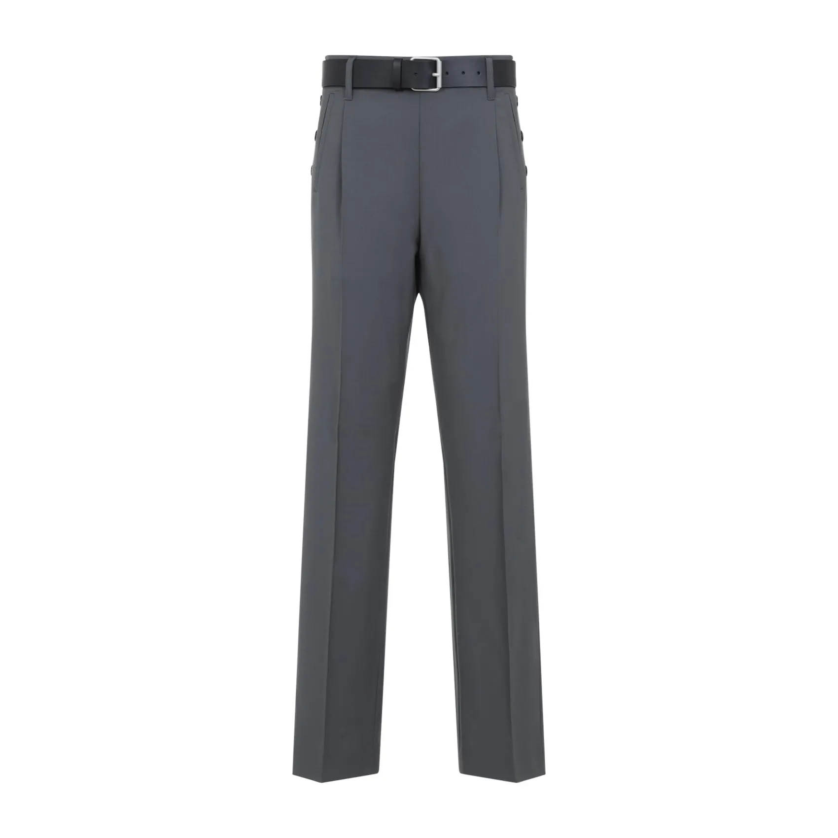 Grey Cotton Pants