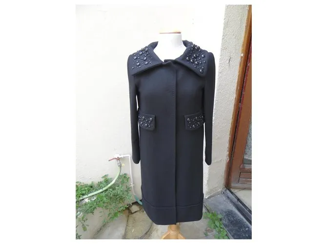 Alberta Ferretti Cappotti, Cappotti Nero