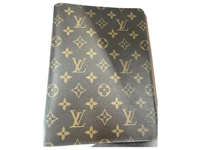 Alma Louis Vuitton Agenda Marrone scuro