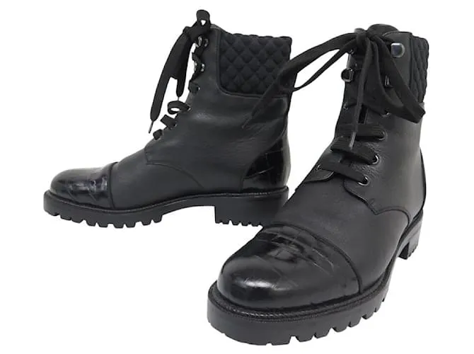 NUOVE SCARPE CHRISTIAN LOUBOUTIN 3200775 STIVALETTI 38 MAYR STIVALI PIATTI Nero