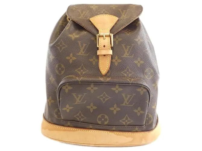 Zaino Louis Vuitton Monogram Montsouris MM M51136 Marrone