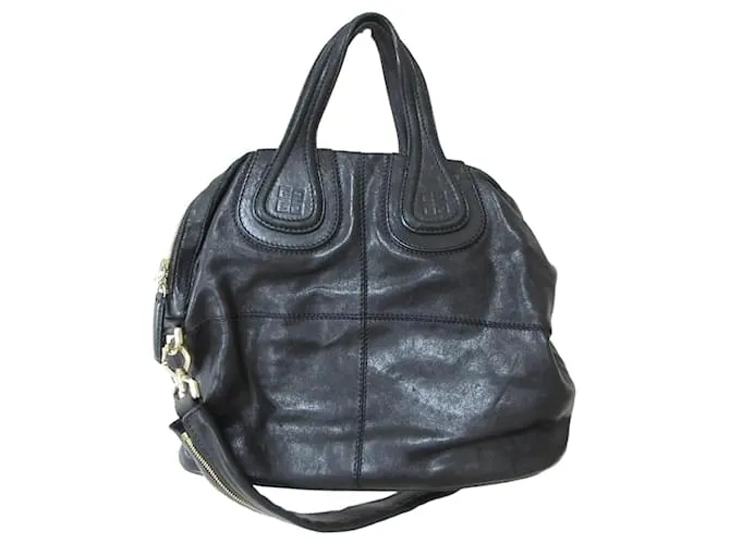 Borsa in pelle Givenchy Nightingale Nero