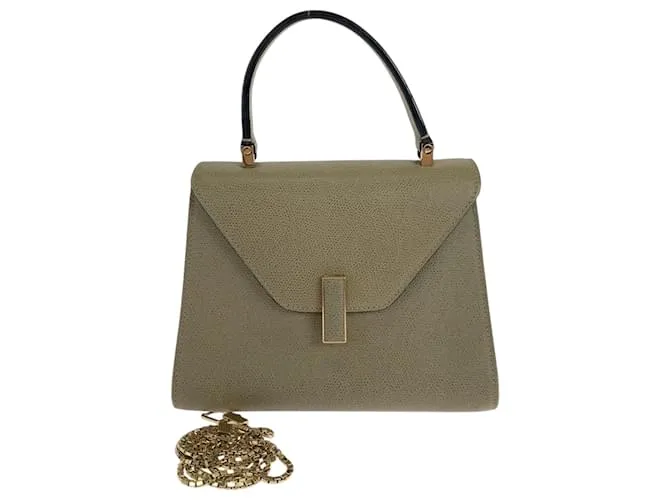 Borsa a Spalla Mini Iside di Valextra Grigio