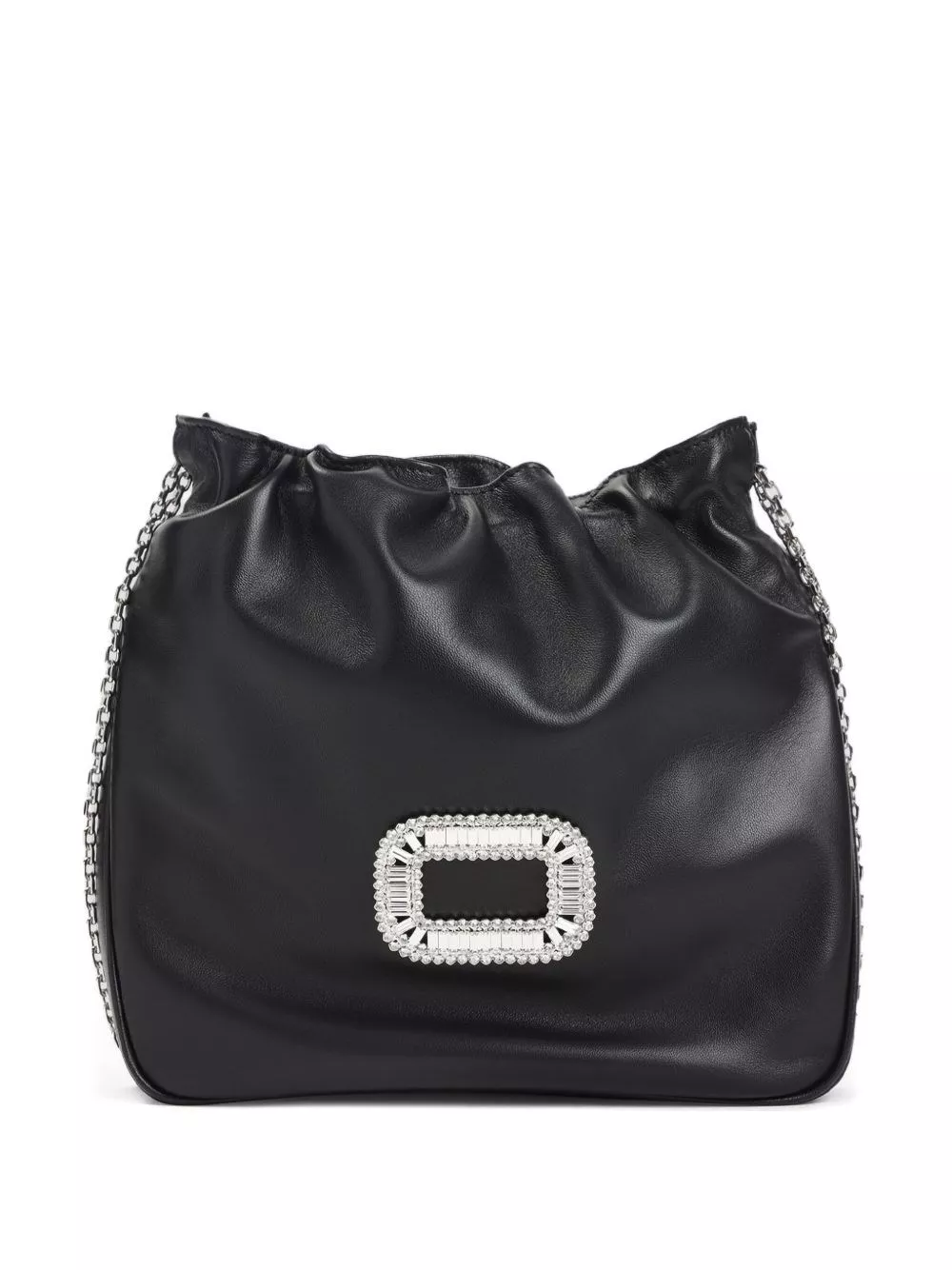 Mini borsa pilgrim in pelle di Roger vivier