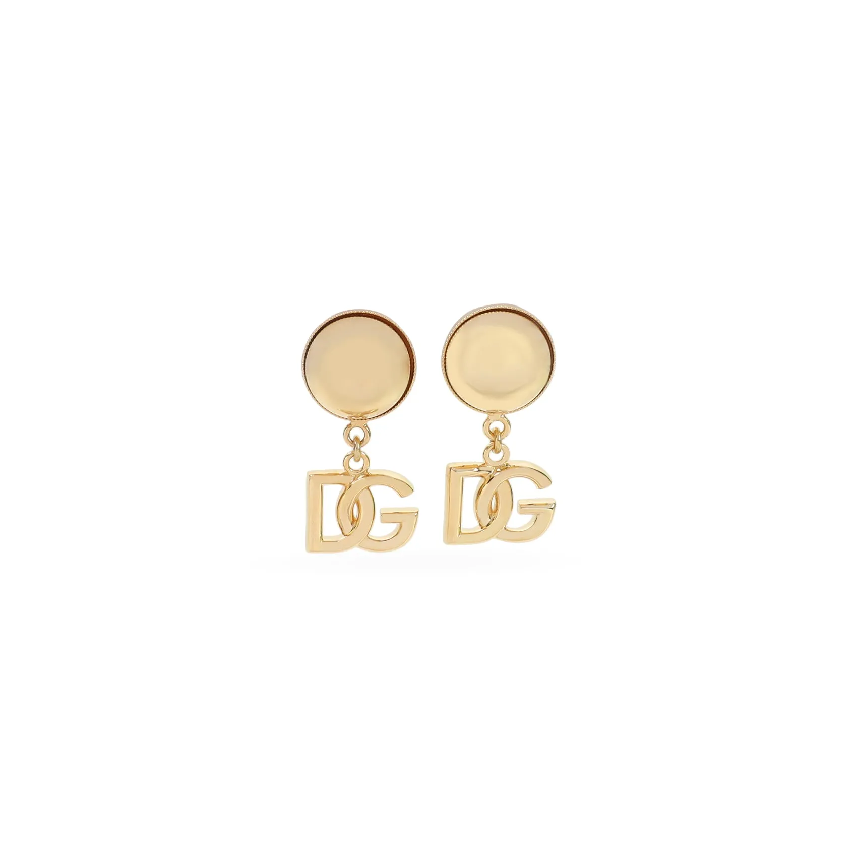 Gold Brass Dg Clips Earrings