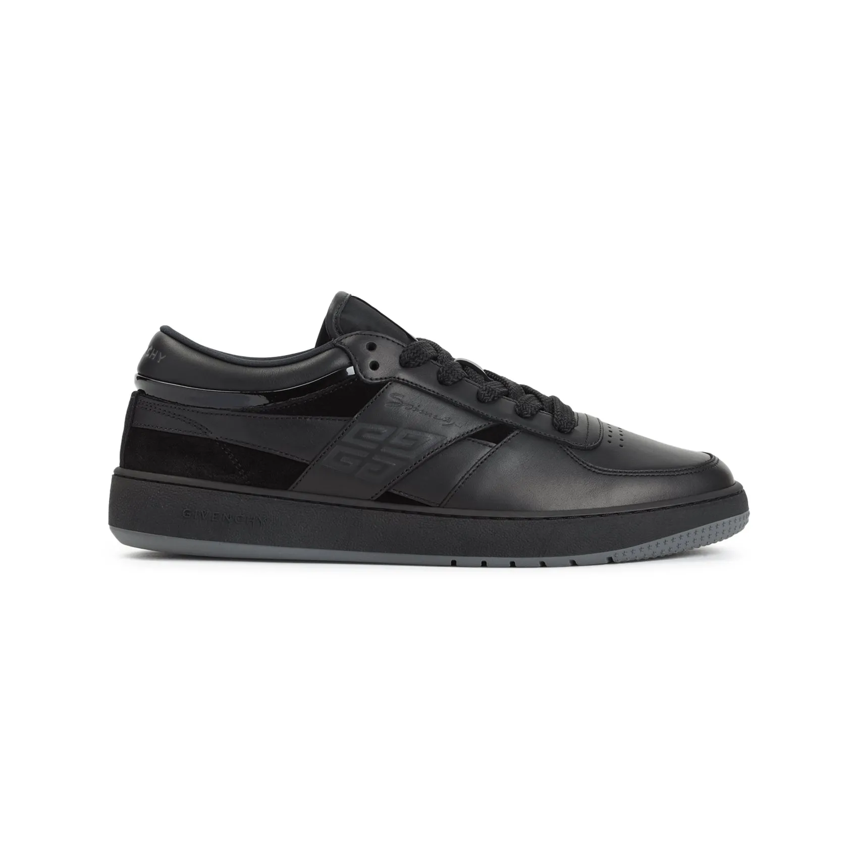 Black Calf Leather G Move Low Sneakers