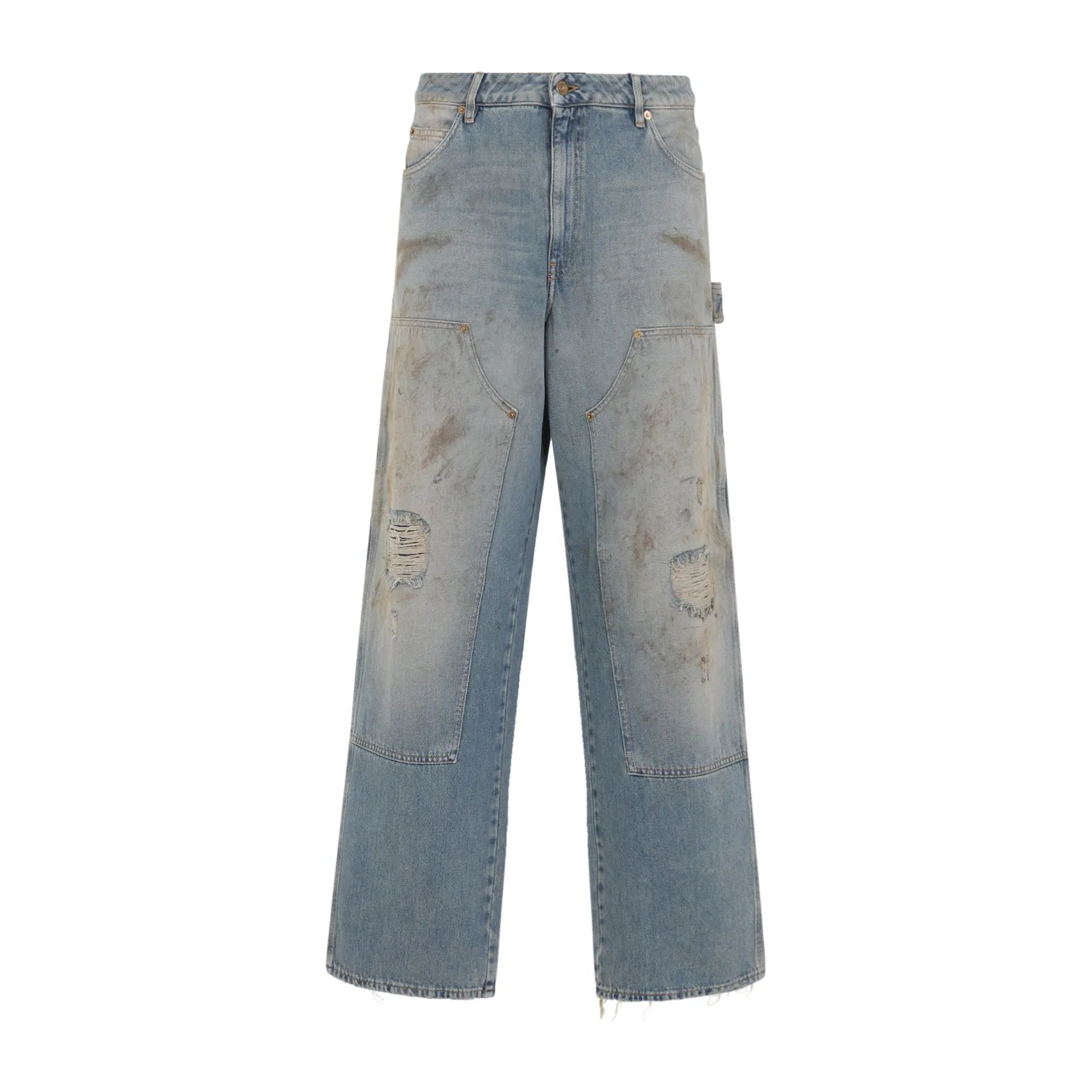 Light Blue Painter Marley Cotton Jeans