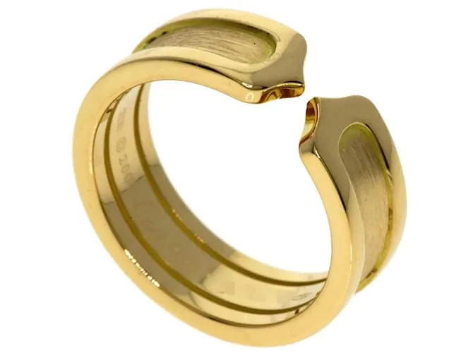Anello Cartier C2 SM #52 in oro giallo 18K