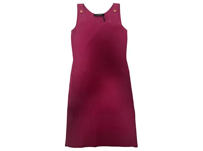 Abito Mini Tricot Rosa Medusa Versace D'oro Fuschia