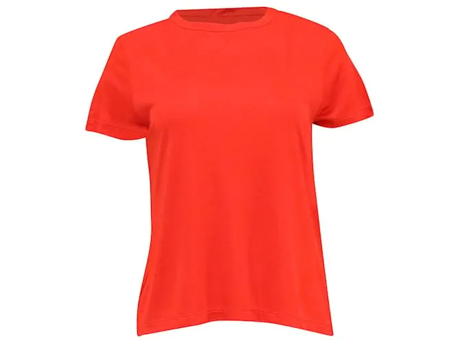 T-shirt Khaite Samson in viscosa arancione Corallo