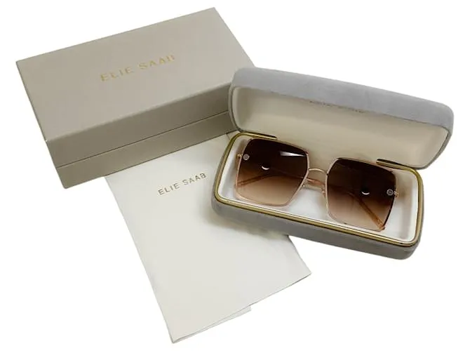 Occhiali da sole Elie Saab Rose Gold ES0867S Rosa