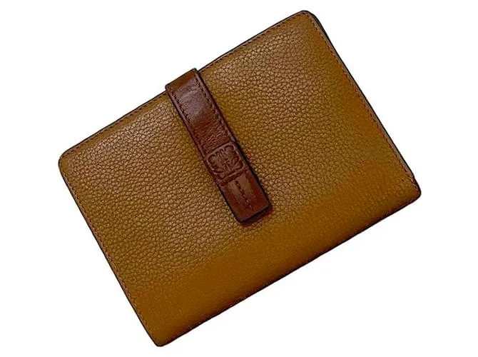 Portafoglio Verticale Medio Loewe Marrone Cammello