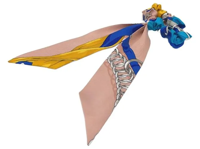 Accessorio per capelli scrunchie Bella di Hermès Multicolore