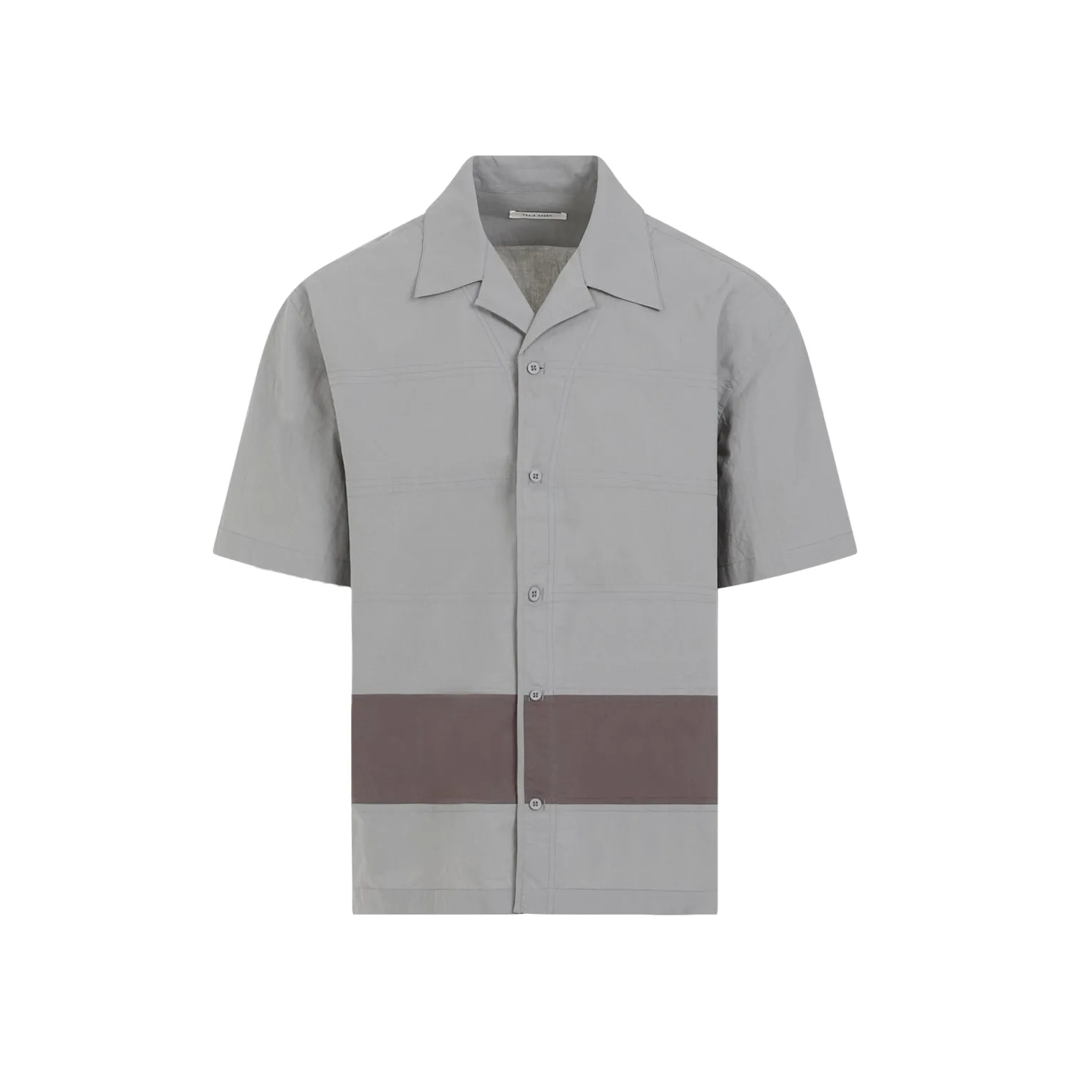 Grey Cotton Barrel Shirt