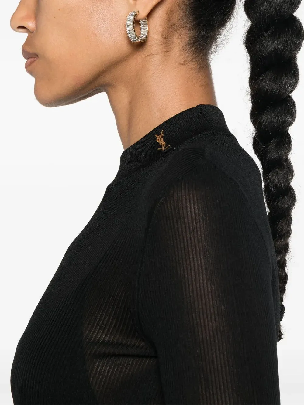 Black Cotton Avenue H110 Sock Boots