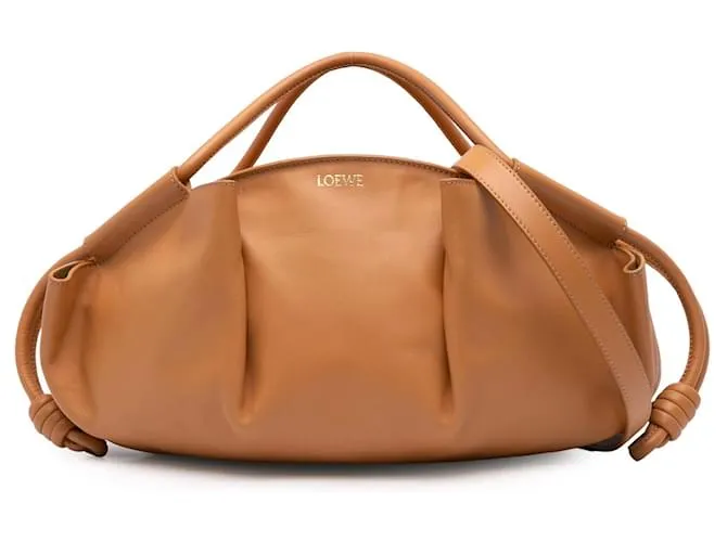 LOEWE Piccola Borsa in Pelle Marrone Paseo