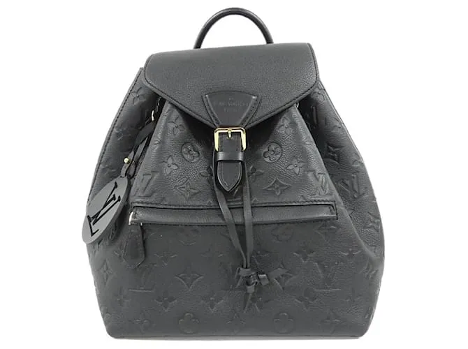 Zaino Montsouris PM in Monogram Empreinte Louis Vuitton Nero