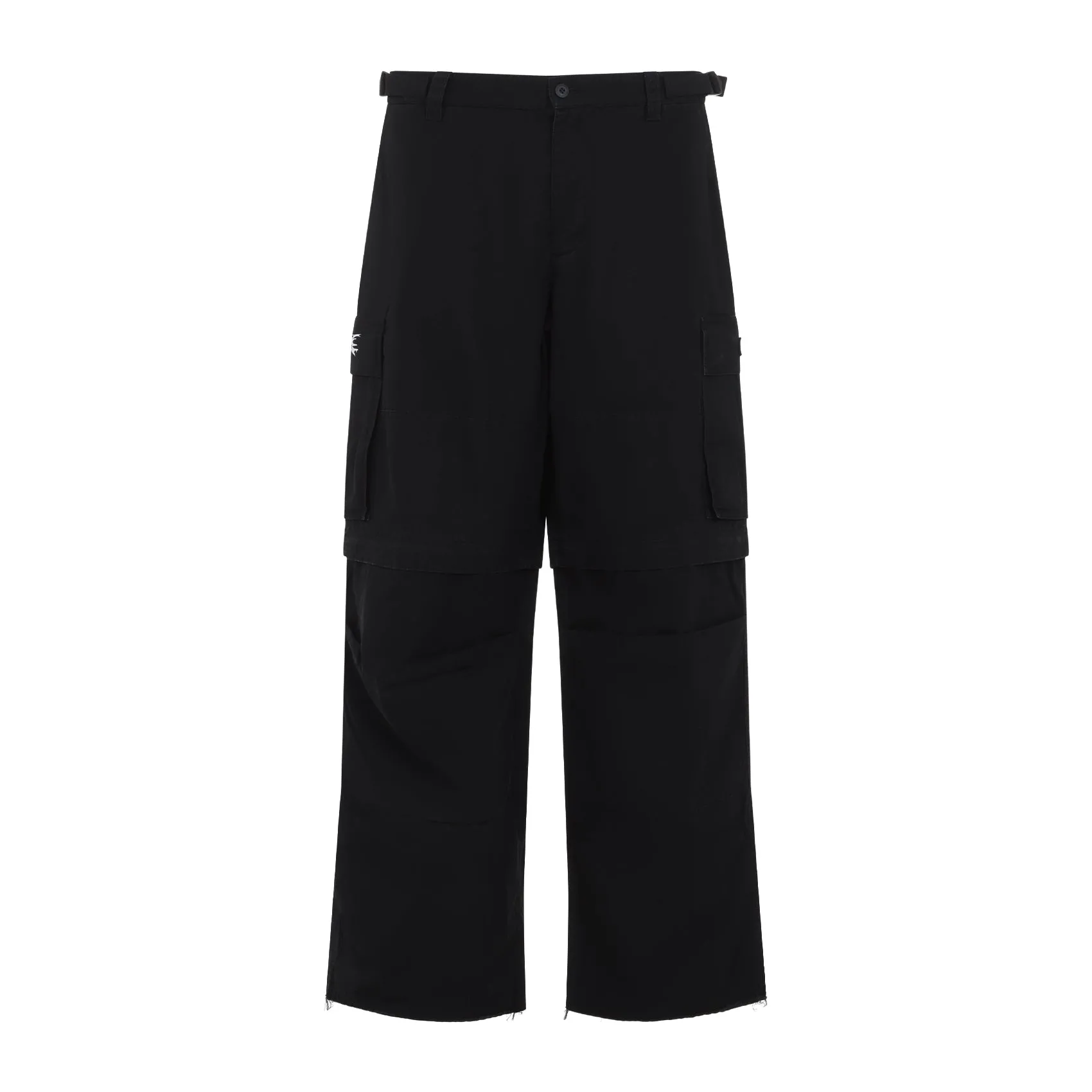 Black Intermission Cargo Cotton Pants