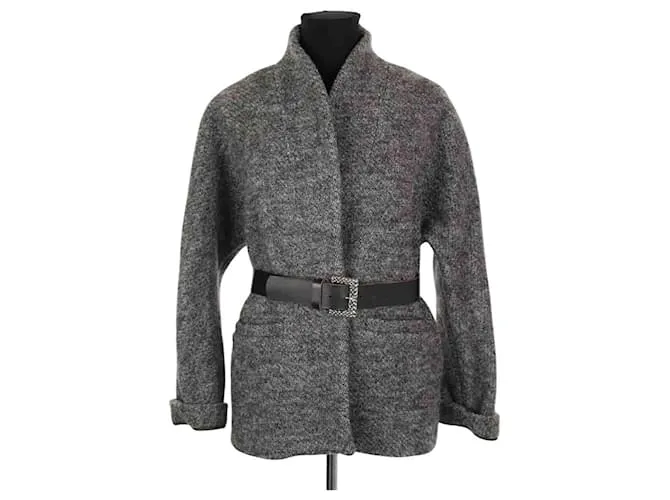 Bash Giacca di lana marrone