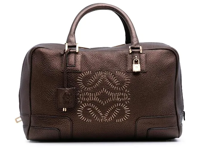 LOEWE Amazona 36 in pelle marrone Bronzo