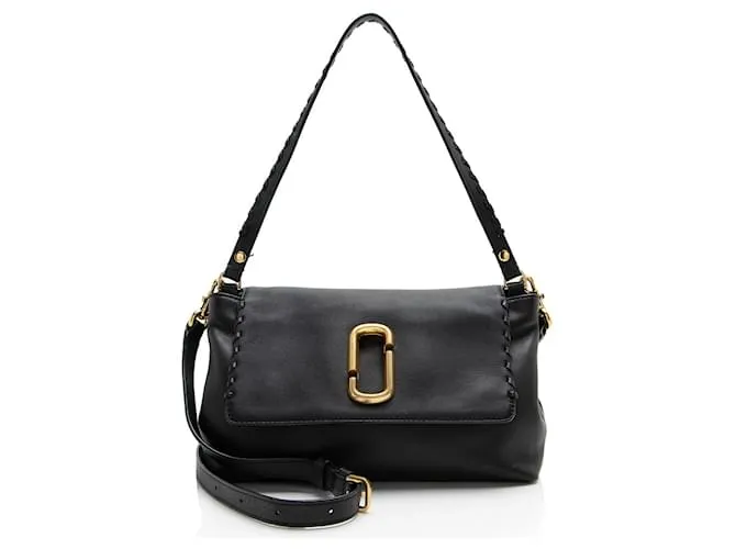 Borsa a Spalla Noho in Pelle Marc Jacobs Nero