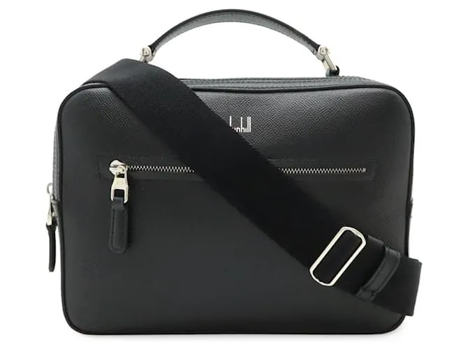 Alfred Dunhill Borsa a mano in pelle Dunhill Cadogan 2WAY Nera Nero