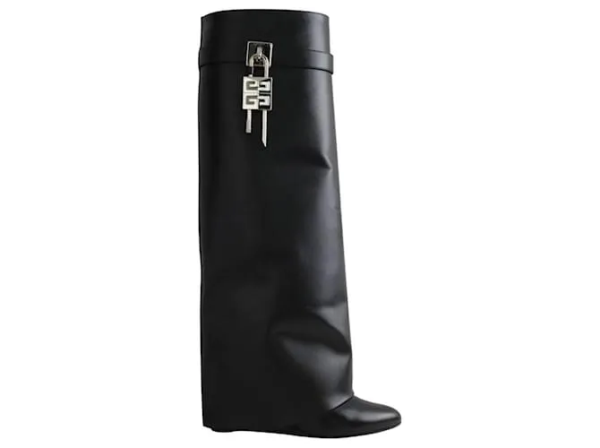 Givenchy Stivali in pelle neri Nero