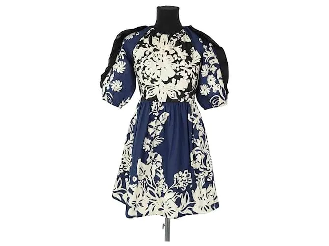 Red Valentino Abito in cotone blu