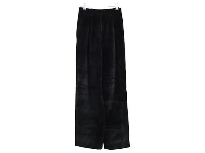 Thierry Mugler Pantaloni dritti neri Nero