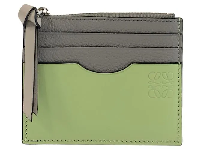 Portachiavi, Portacarte e Portamonete in Pelle Anagram Loewe Verde