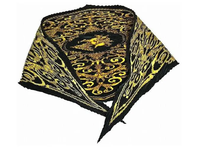 Sciarpa in seta plissettata Hermès Multicolore