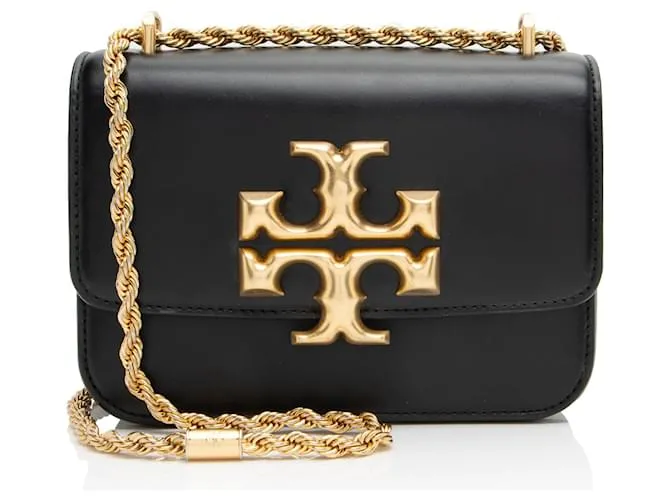 Borsa a Spalla Piccola Eleanor in Pelle Tory Burch Nero