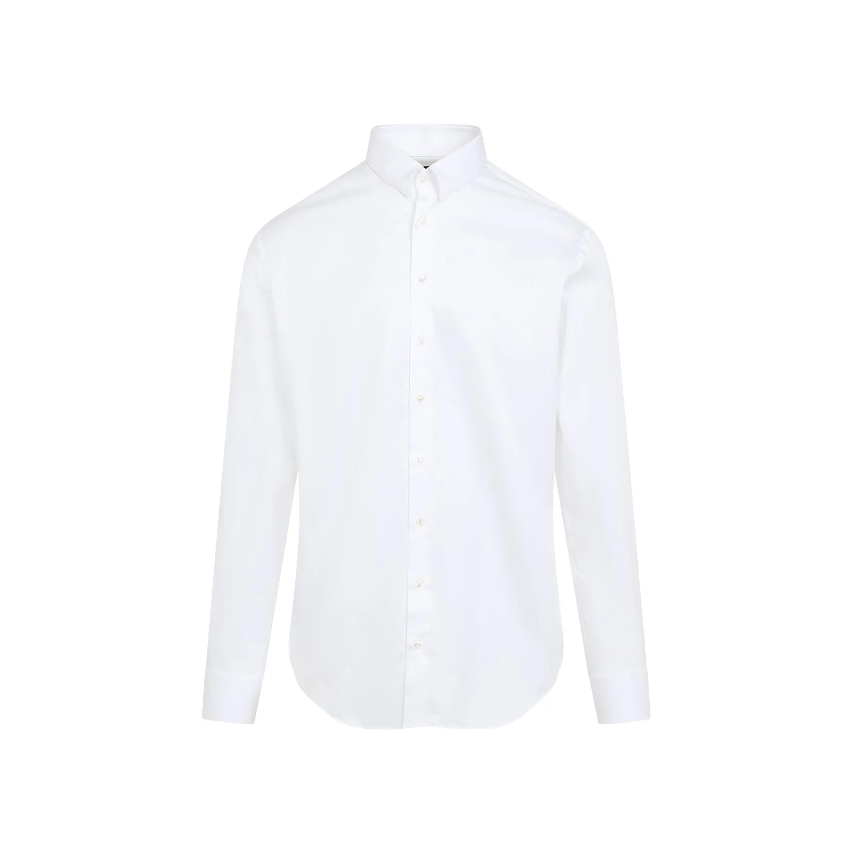 Brilliant White Cotton Shirt