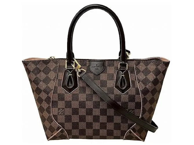 Borsa 2 in 1 Caïssa Damier Louis Vuitton Marrone