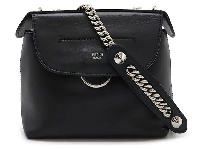 Zaino in pelle Fendi 2WAY Nero